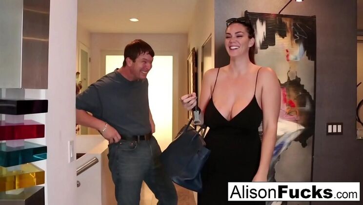 Busty Alison Tyler gets catfished then bangs his buddy hard