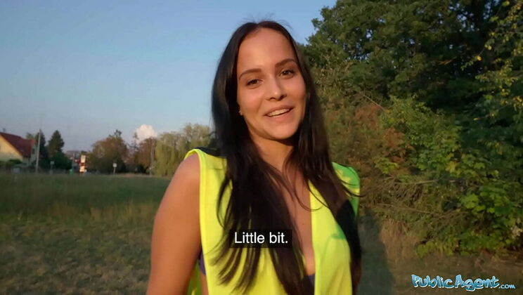 Hot Brunette Criminal Fucked Hard in the Woods - Public Agent Outdoor Sex