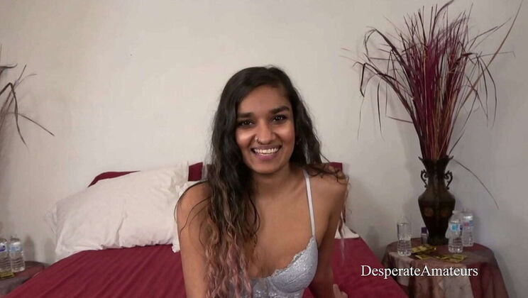 Desperate Amateurs Kama Sultra & Barbie Take Huge Cocks in Rough Interracial Fuck