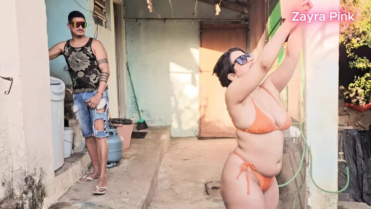 Hot Latina Zayra Pink Gets Fucked Hard by EdJunior in Steamy Bikini Scene - Big Tits, Twerking & More!