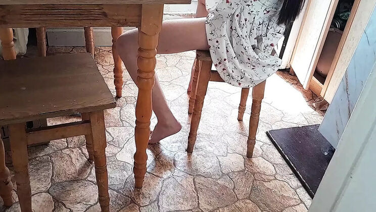 Hot Neighbor Moans Loudly - Lesbian Amateur Brunettes Cum Together