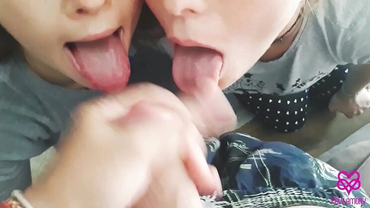 Threesome Life: Two Wives & One Lucky Guy - Morning to Night FFM Fun