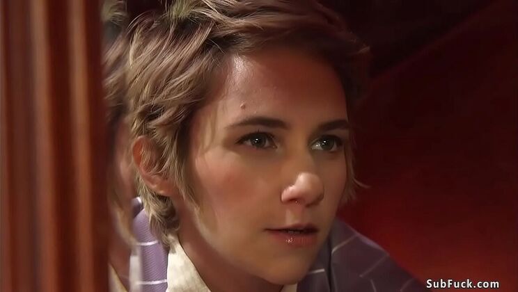 Hot journalist dominated by coach in rough gangbang - Tommy Pistol & Mercy West