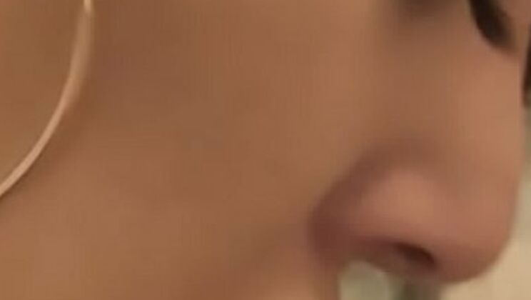 Hot Latina Teen Neyla K Gives Sloppy Blowjob and Takes Huge Cumshot