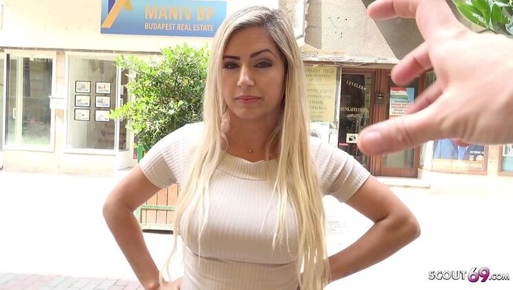 German Scout Casting: Latina with Fat Ass and Big Booty Gets Rough Pickup Fuck for Cash