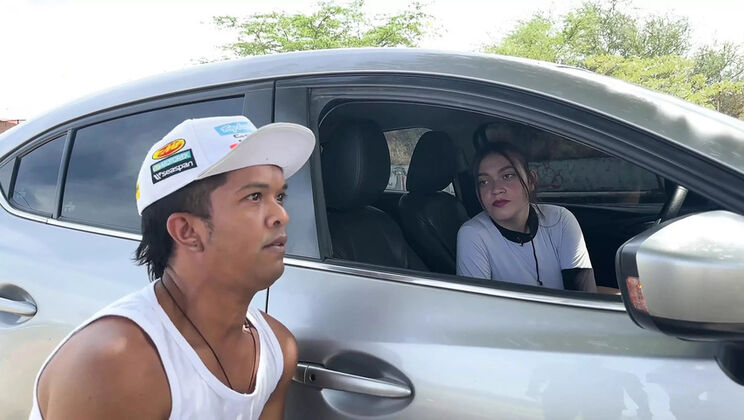 Amateur Indian MILF Chiky Fucks Stranded Midget Biker in Wild Anal Fantasy