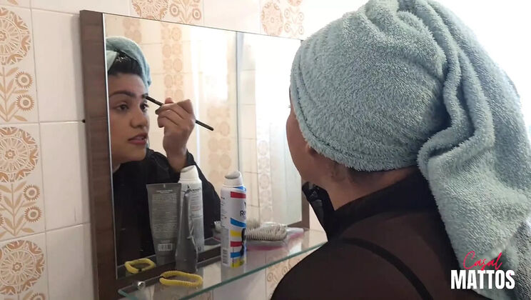 Horny Cuckold Hubby Watches Wife Get Anal Creampie by Bull