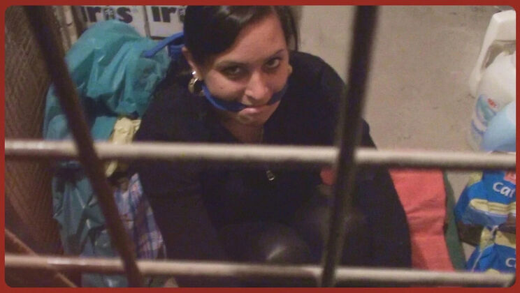 Busty Gypsy Bitch Punished Hard in Basement BDSM