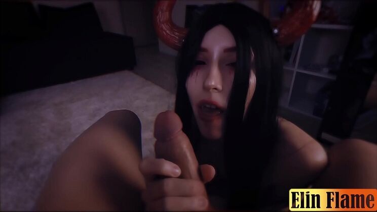 Demon Succubus Step Sister Fucks Me Hard Till Creampie On Halloween Night