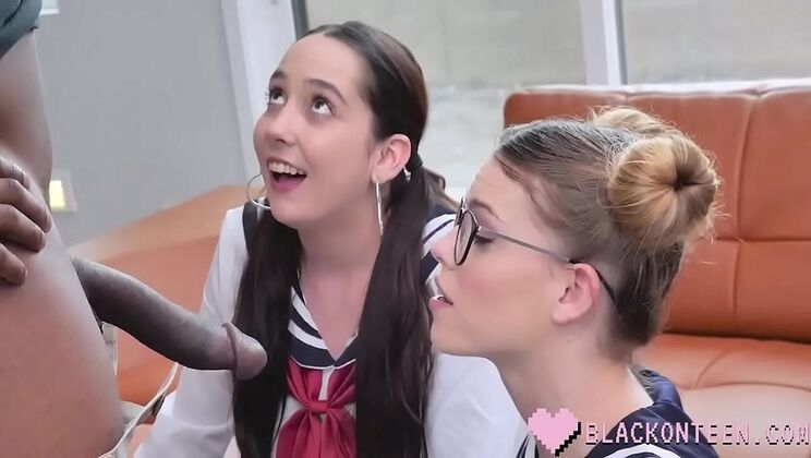 Leah Lee and Kyra Rox Bring Home BBC for Hardcore Threesome