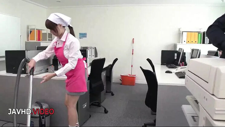 Chihiro Akino Intense Blowjob Hardcore Creampie Asian Office Lady