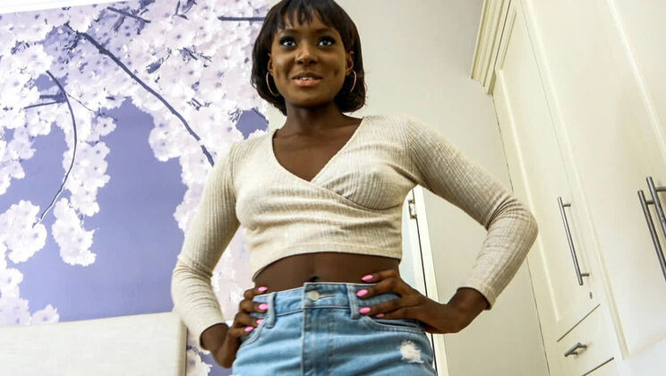 African Hottie ANAL Fucked Hard By Tourist's Big White Cock