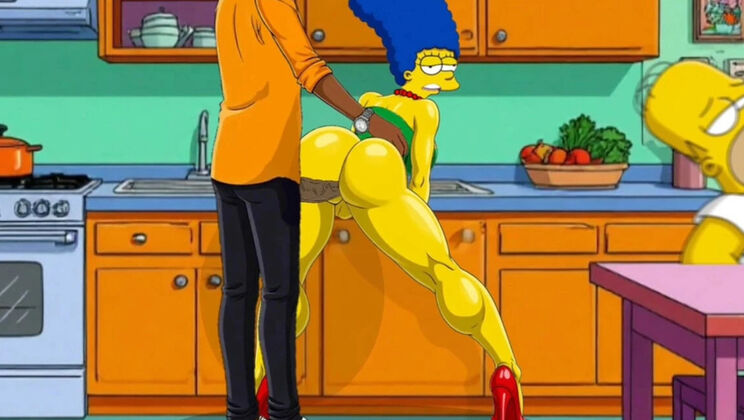 Married Housewife Rough Anal Fuck in Kitchen with Octopussy Cartoon