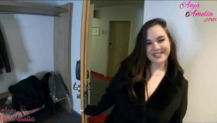 German Young Wife Takes All Holes Bareback - Anja Amelia POV