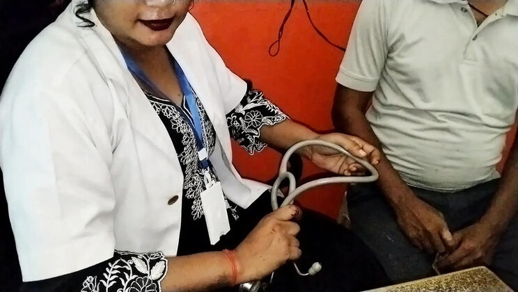 Sexy Indian Doctor Fucks Boy in Hospital - Hot Desi Bhabhi Nurse Blowjob & 69 Sex