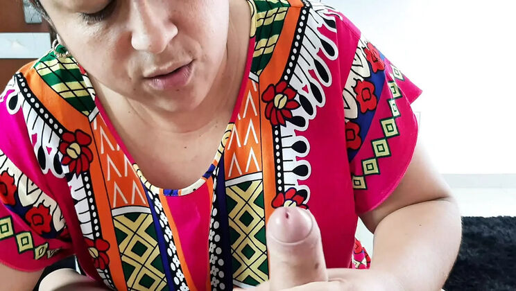 Miller Gets Deep Throat Blowjob from Aly Denali - Amateur Latina MILF POV