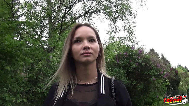 Skinny German Teen Monika Phamous Blowjob Hardcore Scout Pickup