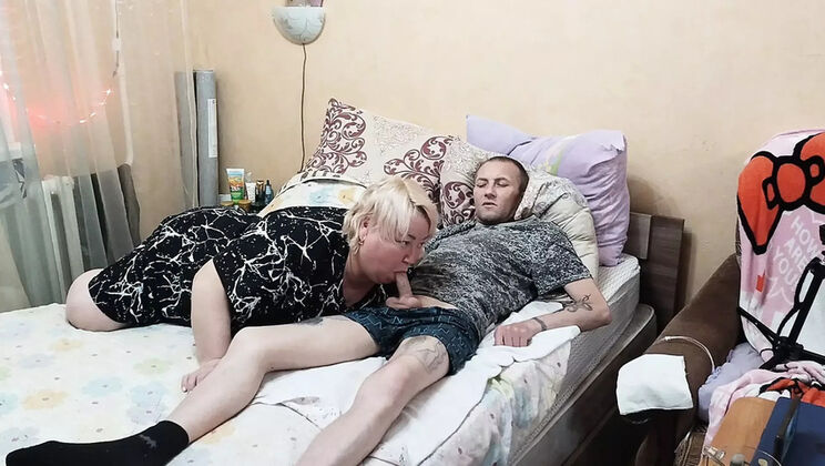 MILF Mother In Law Deep Throat Blowjob Swallows Every Last Drop Of Cum