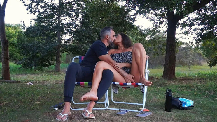 Amateur Hairy Latina Brunette Public Sex in Park with Trevor Rogen - Homemade Outdoor Fuck