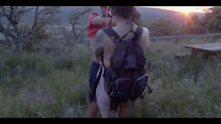 Big Tits Spanish Couple Fucking in Outdoor Hermitage Missionary and Cum in Mouth