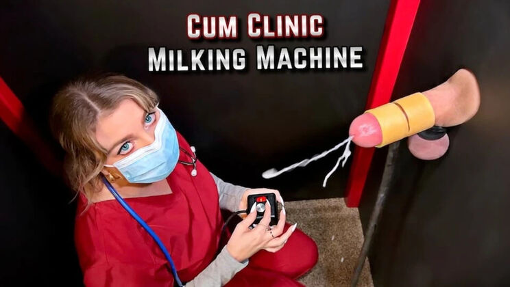 KittyBeGood Cum Clinic Gloryhole - Milking Machine Drains Blue Balls & Sperm Extraction