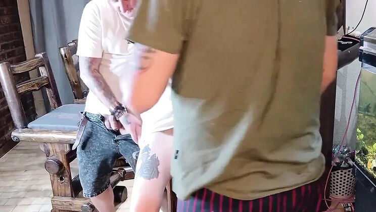 Sparowdox and Bigjoefuckalott Threesome with Teen Brunette Tattooed Babe Doggy Style HD