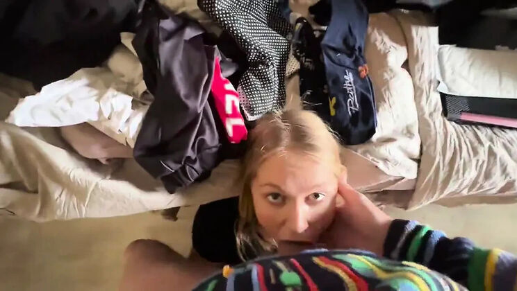 8 Months Pregnant Siswet Gives Blowjob Facial Cumshot