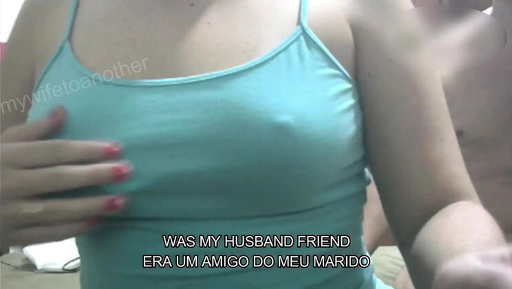 My Wife Shows Her Big Ass and Tight Pussy to Our Friend on Skype