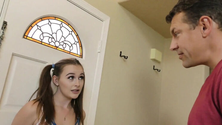 Danni Rivers Gets Her Tight Pussy Stretched Out By Jerry Kovacs Big Stepdad Cock