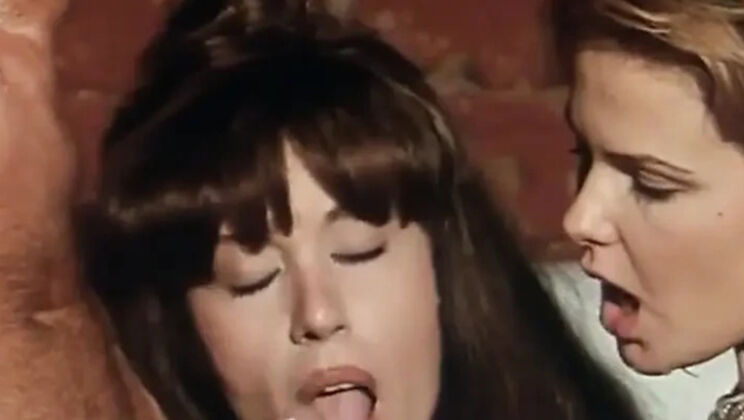 Vintage Threesome Party with Hairy Pussy Fucking - Simona Valli, Anita Rinaldi, Valentina Vecruz