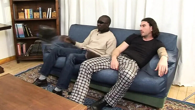 Hottest Interracial Orgy with Hairy Blonde Gangbang