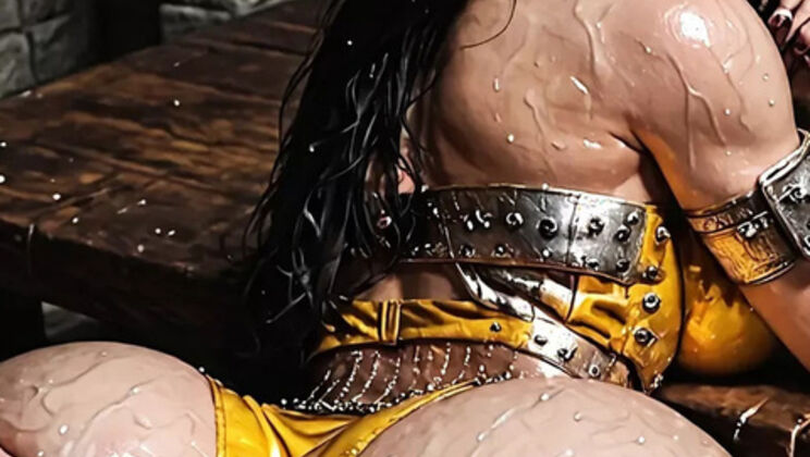 Mia Latina Teen Gets Cheeks Clapped Hard in AI Dungeon Part 3 - Big Ass Doggy & Squirting