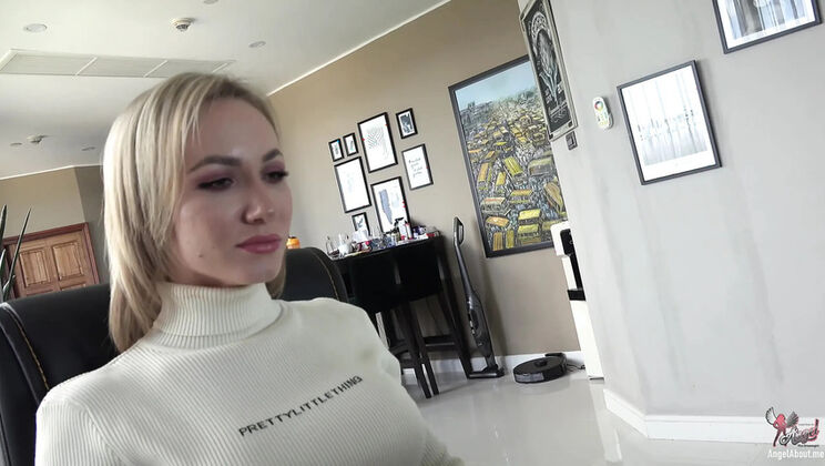 Angel The Dreamgirl Blowjob & Doggy Style in 4K - Pantyhose Amateur Lust