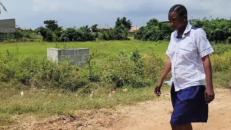 Random College Girl Fucked Hard Outdoor by BBC in Doggy Style