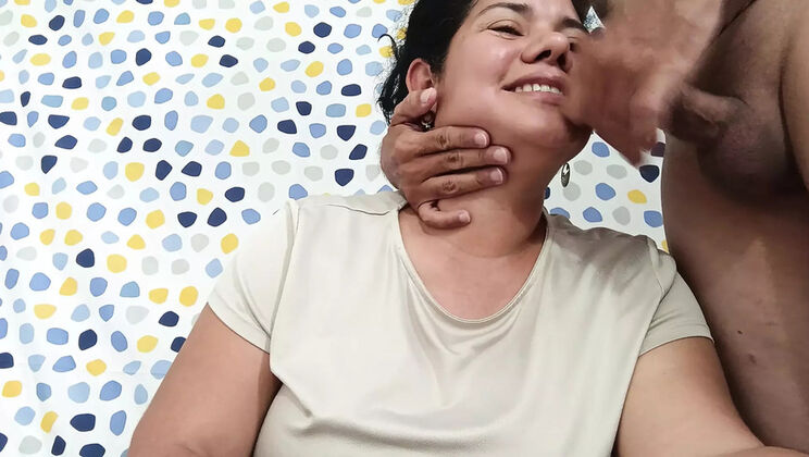 Valkyrieandluigy Deep Throat Swallow - Cum in Throat BDSM with Colombian Amputee