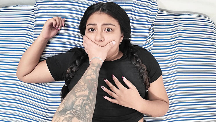 Stepbrother Creampie: Rough Fucking My Stepsister At Home - Amateur Teen POV