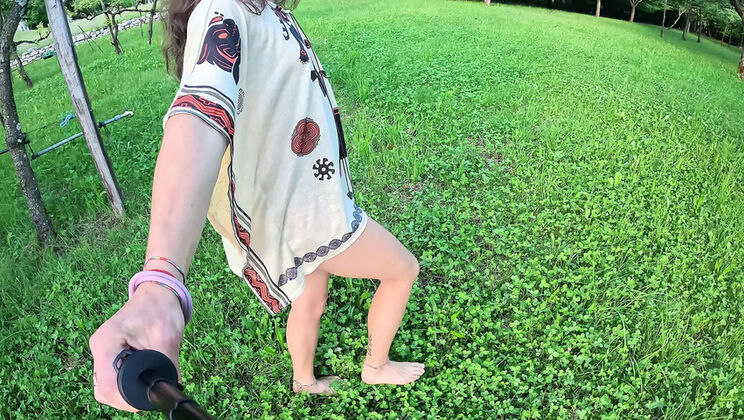 Amateur Italian Teen Kadavak Naked Outdoor Walking - Public Nudity & Flashing in 4K