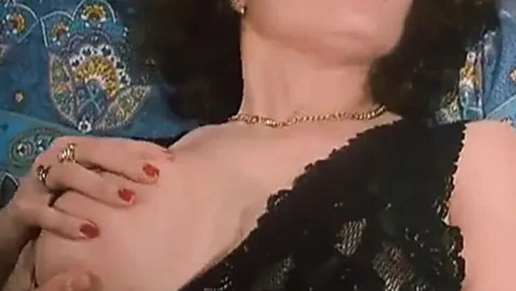 Moana Pozzi Poker Sex Party - Vintage Blonde with Big Tits Fucks Hard