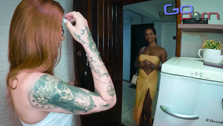 Sex Worker Helps My Husband Cum - Blowjob & Cumshot Threesome with Brunette Latina