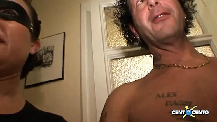 Brunette Teen Alex Magni Gives Freaky Blowjob & Doggystyle Ride in Threesome HD