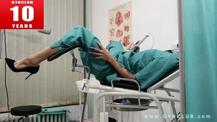 Best Orgasms at Gyno Clinic - Doctor's Vibrator Exam in Uniform