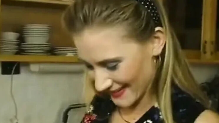 Hairy MILF with small tits gets face fucked and cum covered