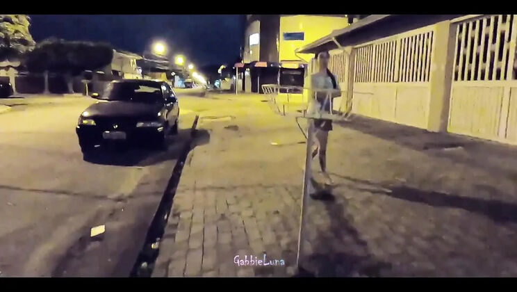 Gabbie Luna Public Blowjob - Amateur Latina Teen 18 Gives Free Street BJ