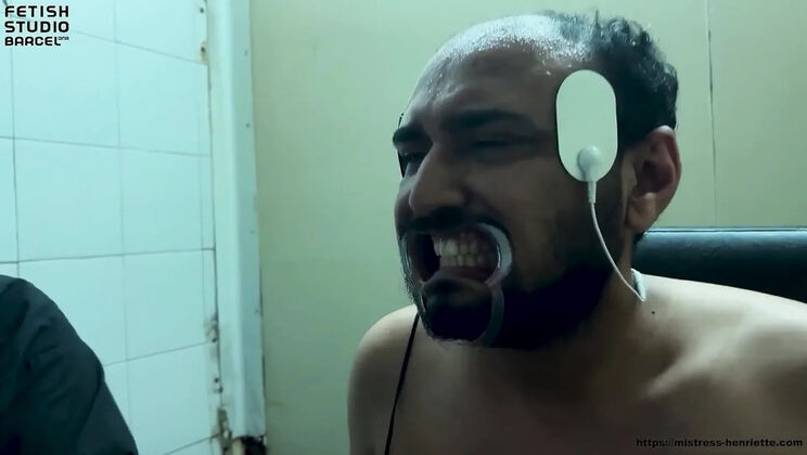 German Prison BDSM - Mistress Henriette Electro Punishment & Rough Hardcore Slave Scene