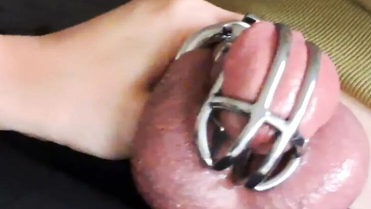 Lucy Dee Handjob & Ruined Orgasm - Caged Sissy Gamer Cuckold Humiliated by Mistress