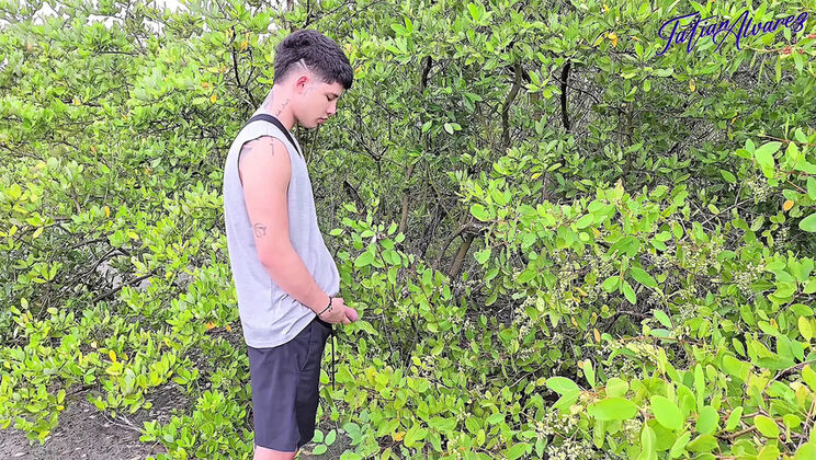 Beach Threesome Sex - Blonde Latina MILF with Big Tits Fucks Boyfriend and His Friend Outdoor