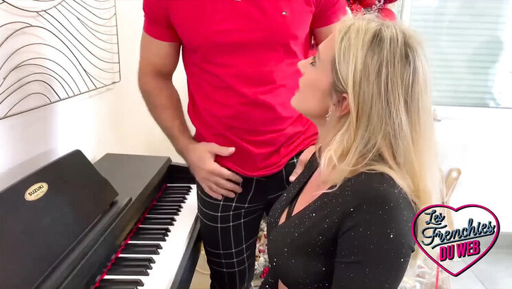 Private French Lesson Turns Wild: Miss Alice Gets Fucked Hard and Takes a Cum Load in Mouth