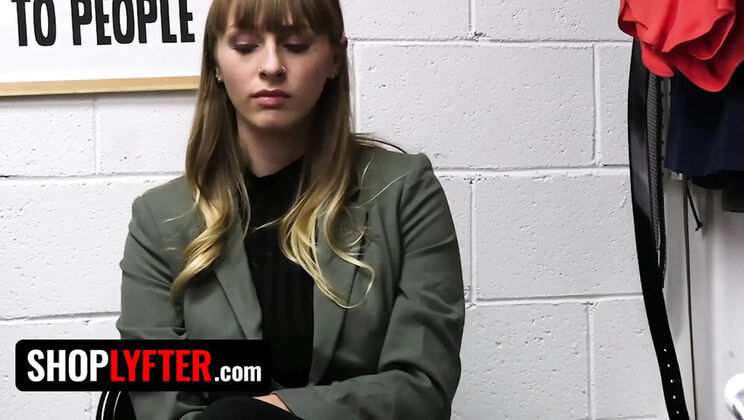 Big Tits Teen Angel Youngs Strip Searched by Security Guard After Shoplifting - Shoplyfter Office Fuck