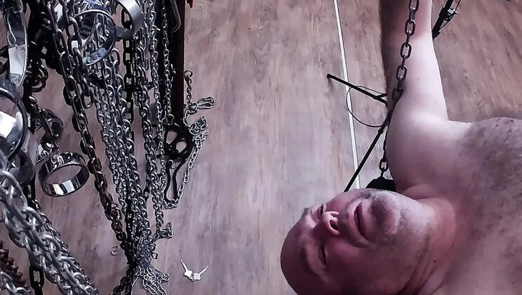 Part 2: Mature BBW Domina Satana Spit Roasts Slave in Hardcore Anal Pegging