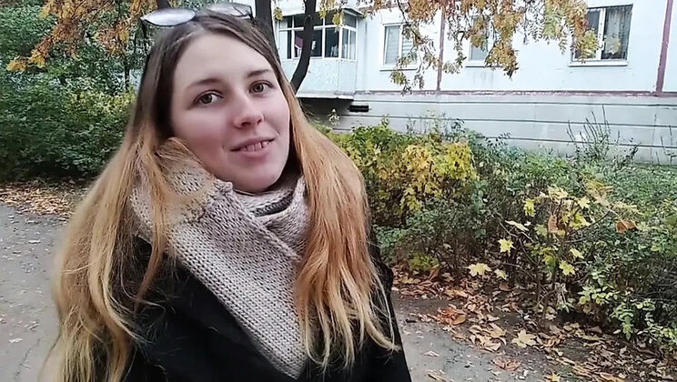 College Girl Fucked Hard at Campus Entrance - SweetAndFlow POV Public Sex